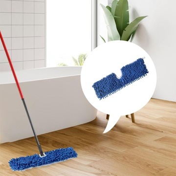 Многоразовый чехол для швабры, размеры 49 х 15 см, для влажной и сухой уборки, сменная насадка для швабры из микрофибры.