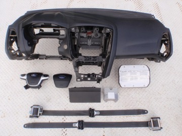 Ford Focus MK3 DESKA KOKPIT KONSOLA PODUSZKI PASY