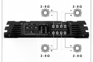 Мощный усилитель Crunch GPX1200.4 4 канала 4x150RMS