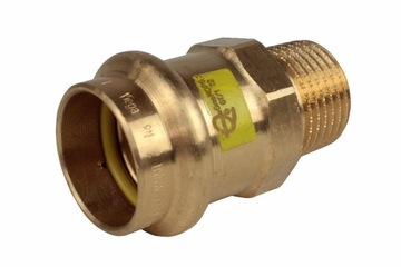 NYPEL MIEDZIANY GAZ 1/2 x 22 ZACISKOWY GZ VIEGA