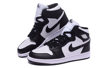 BUTY SPORTOWE NIKE AIR JORDAN 1 RETRO HIGH PANDA CZARNE BIAŁE 38