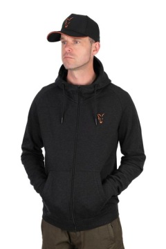 Fox Collection LW Hoody Черный Оранжевый толстовка r.L
