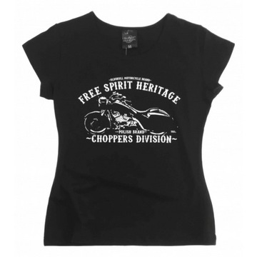 T-SHIRT KOSZULKA DAMSKA HERITAGE LADY CHOPPER r L