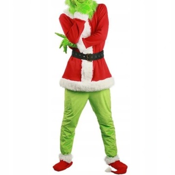 Grinch dla dorosłych Kostium świąteczny i Maska