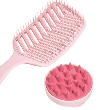 Щетка для полых волос Щетка для распутывания волос для женщин и мужчин, вьющаяся, прямая