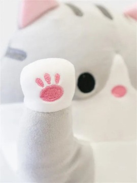 КОТЕНОК МИШКА ТЕДДИ, ДЛИННЫЙ 110 СМ, СЛАДКИЙ СОУС ДЛЯ КОШКИ, ИГРУШКА-МАСКОТ ДЛЯ ОБНИМАНИЙ