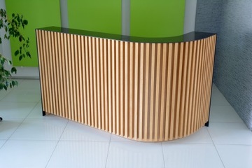 Lada recepcyjna R162 recepcja 200x110cm lamelki