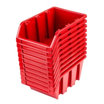 Набор контейнеров для хранения 10x NP8 RED туалетный лоток