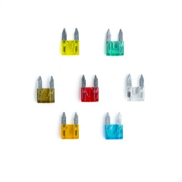 МИНИ-ПЛАСТИНОЧНЫЕ АВТОМОБИЛЬНЫЕ ПРЕДОХРАНИТЕЛИ 10 ШТ.