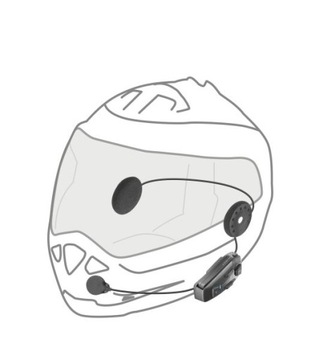 Intercom INTERPHONE U-COM 8R komplet na 2 kaski