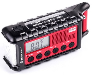 MIDLAND ER300 RADIO FM POWERBANK LATARKA SOLAR -IDEALNE NA BIWAK WYCIECZKĘ