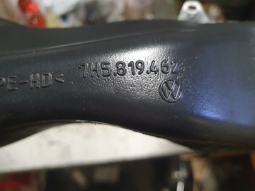 Воздуховод задний правый VW T5 Multivan 7H5819462
