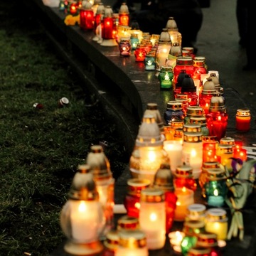 Наклейки для дорогих родителей Свечи Всех Святых, ручная работа, 24 шт.