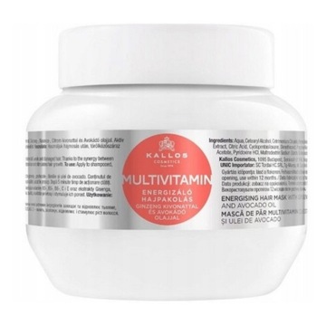 KALLOS MULTIVITAMIN MULTIWITAMINOWA MASKA 275ML