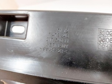 BMW 7 G11 G12 19R. ADAPTÉR NÁRAZNÍKU ZADNÍ 7478348