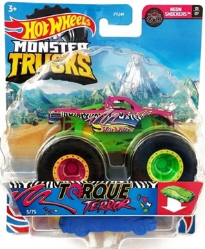 Autko TORQUE TERROR Monster Trucks Auto Hot Wheels