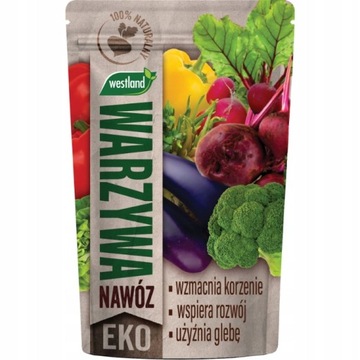 NATURALNY 100% EKO NAWÓZ DO WARZYW UŻYŻNIA GLEBĘ , WZMACNIA KORZENIE 300G