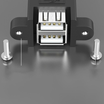 Удлинительный кабель USB 2.0, двойной штекер к A