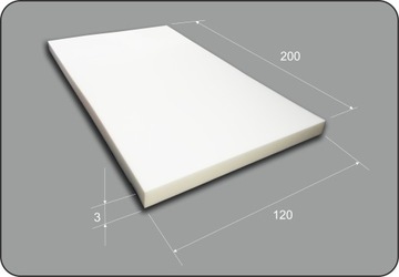 МЕБЕЛЬНАЯ ГУБКА ПЕНА ДЛЯ ОБИВКИ T18 200X120X3см C3