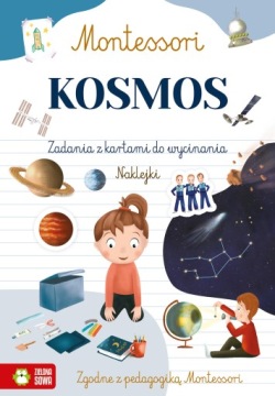 MONTESSORI KOSMOS ZADANIA NAKLEJKI WYCINANKI