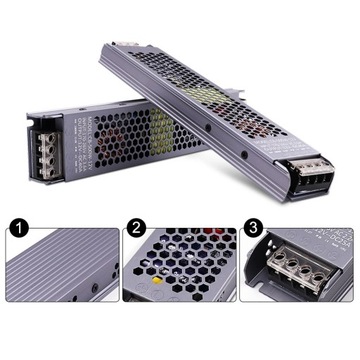 БЛОК ПИТАНИЯ СВЕТОДИОДОВ 24 В 250 Вт 10,4 А FLAT EXPERT PULSE