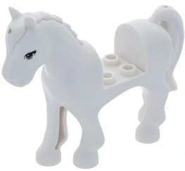 LEGO Friends 93083c01pb02 Biały Konik Koń EL6