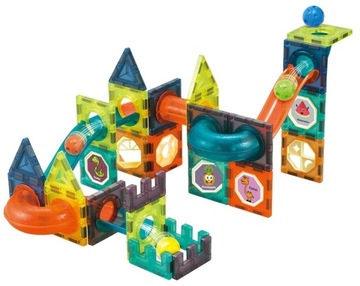 МАГНИТНЫЕ БЛОКИ, СВЕТЯЩАЯСЯ ШАРОВАЯ ДОРОЖКА 202 EL XXL