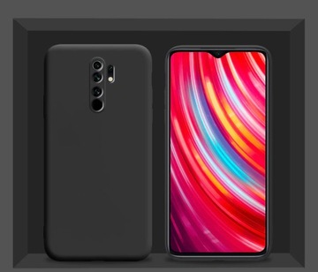 ETUI DO XIAOMI REDMI 9 SILIKON KOLOR CASE + SZKŁO