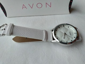 Avon Zegarek damski BENNITA WHITE WATCH nowy #14