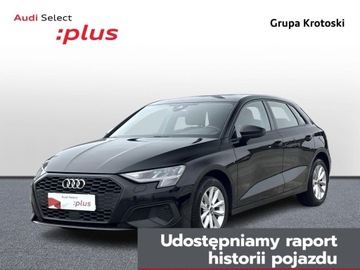 Audi A3 8Y Sportback 2.0 30 TDI 116KM 2022 Audi A3 Sportback Sportback 30 TDI 116KM, salon PL