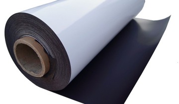 Folia magnetyczna BIAŁA mata 0,7mm magnes 61x100cm