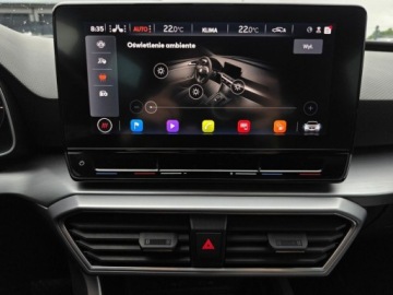 Seat Leon IV Sportstourer 1.5 eTSI (MHEV) 150KM 2021 Seat Leon 1.5TSI 150KM FR DSG Navi System Pakiet ZIMOWY Salon Polska Bezwy, zdjęcie 18