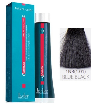 Lecher Geneza farba do włosów 1NB 1.01 Czarno Granatowy Blue Black 100ml
