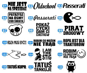 ЗАБАВНЫЕ НАКЛЕЙКИ НА СТЕКЛА АВТОМОБИЛЯ - ПОДХОДЯТ ДЛЯ ЛЮБОГО АВТОМОБИЛЯ, НАДЕЖНО ИЗГОТОВЛЕНЫ