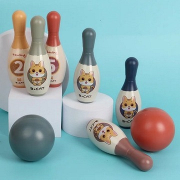 НАБОР ДЛЯ БОУЛИНГА ЦИФРЫ + ШАРЫ 8 ЭЛЕМЕНТОВ