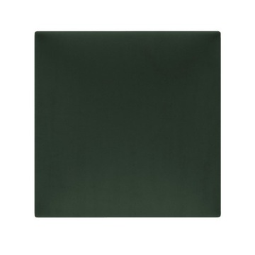 Panel tapicerowany kwadrat ciemnozielony 30x30 cm