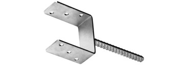 Бетонный столбчатый фундамент типа У ПС 100, горячеоцинкованный