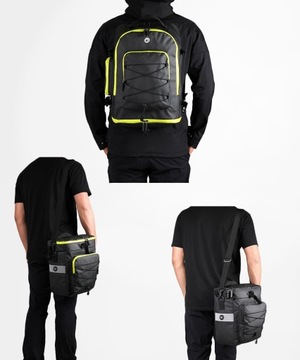 Rhinowalk 65L 3in1 Tail Bag Большой багажник на багажник велосипеда, черный