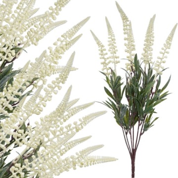 SZTUCZNE KWIATY LAWENDA 40 cm GAŁĄZKI SZTUCZNE LIŚCIE LAWENDY DO STROIKA