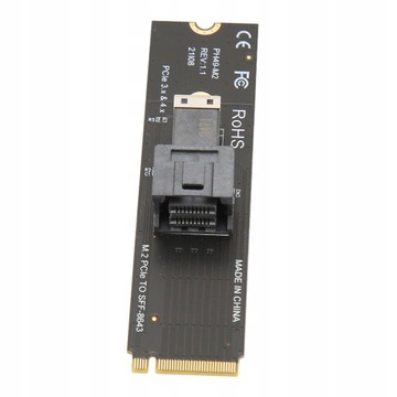 Адаптер M.2 PCIE 4.0 — SFF8643 U2 Адаптер M.2
