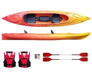 Zestaw Kajak Sprinter II+ Wiosło Kamizelka Etui