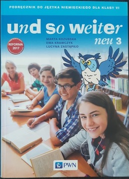 Und so weiter neu 3 Podręcznik kl. 6, stan idealny