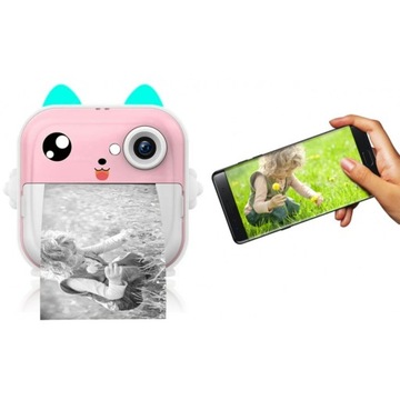 МИНИ-ТЕРМОПРИНТЕР DRUKUŚ PRO МГНОВЕННАЯ КАМЕРА + 10 БЕСПЛАТНЫХ РУЛОНОВ