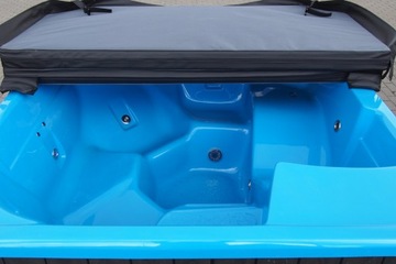 Balia bania jacuzzi ogrodowe opalane drewnem 6 os