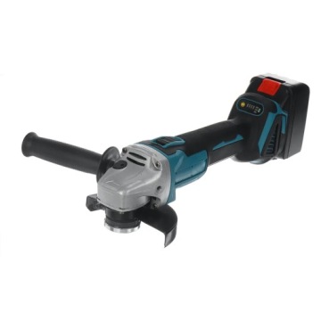 Аккумуляторная бесщеточная угловая шлифовальная машина 125 мм + 2 аккумулятора 21 В