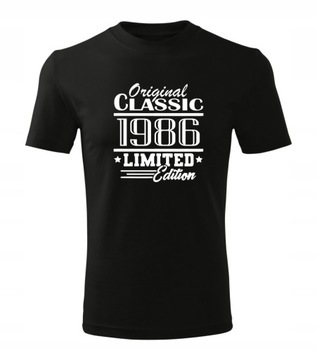 Koszulka T-shirt Original Classic 1986 urodziny