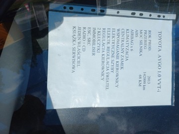 Toyota Aygo I Hatchback 5d Facelifting 1.0 VVT-i 68KM 2013 TOYOTA AYGO (_B1_) 1.0 (KGB10_) 68 KM, zdjęcie 15