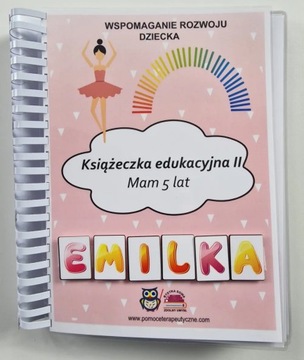 Развивающая книга «Мне 5 лет» для девочки.