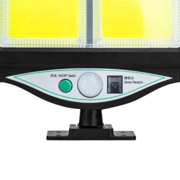 СОЛНЕЧНЫЙ УЛИЧНЫЙ ФОНАР СО СВЕТОДИОДНЫМ ДАТЧИКОМ ДВИЖЕНИЯ ДИСТАНЦИОННОГО УПРАВЛЕНИЯ