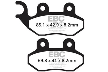 Klocki hamulcowe EBC SFA264 skuterowe (kpl. na 1 t